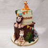 Two Tier Safari Cake