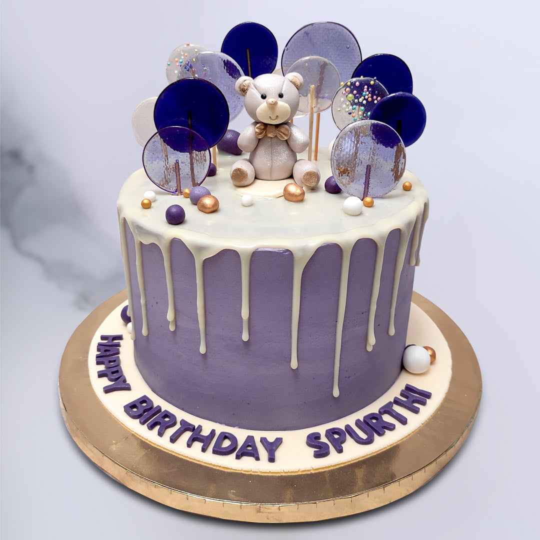 Teddy Bear with Lollipop Cake | Kids Birthday Cake | Order Custom ...