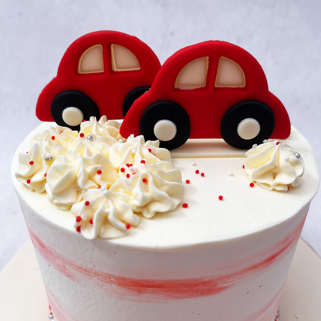 Red Car Shaped Birthday Cake | Winni.in