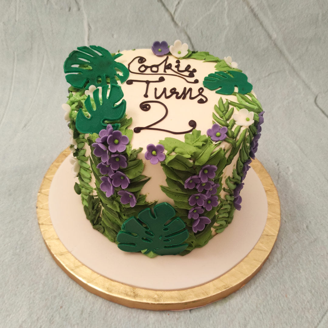 Plants, Tree , Tropical leaves, Flower Cake topper. Decoration Trees Plant  – Ins Cake Deco