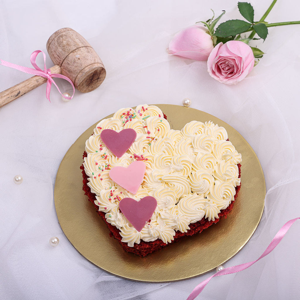 Heart Shape Pinata Cake | Red velvet pinata cake | pinata cake ...