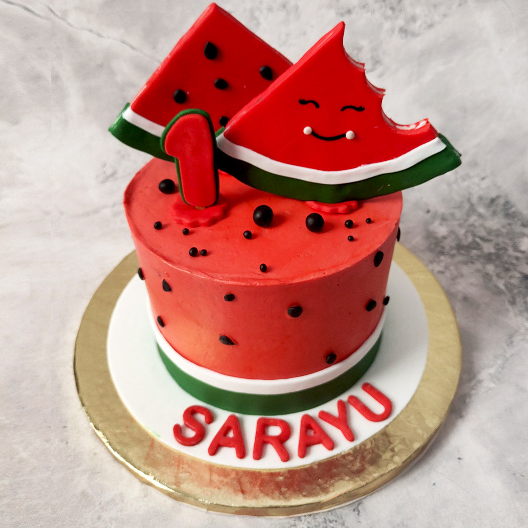 Watermelon Cake | 1st Birthday Cake | Order Custom Cakes in ...