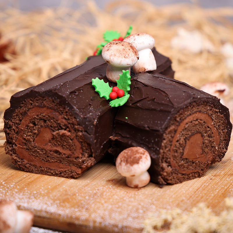 log cake