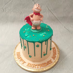  A fancy-pants Captain Underpants birthday cake for kids who can't get enough of TV's quirkiest superhero movie. This Captain Underpants cake will have the little ones amused and drooling in no time.
