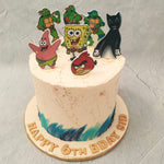 This blast from the past is so much more than just a cartoon theme cake. It's a trip down memory lane. So let's once again indulge in all the best times of the best time of our lives with this cartoon cake design