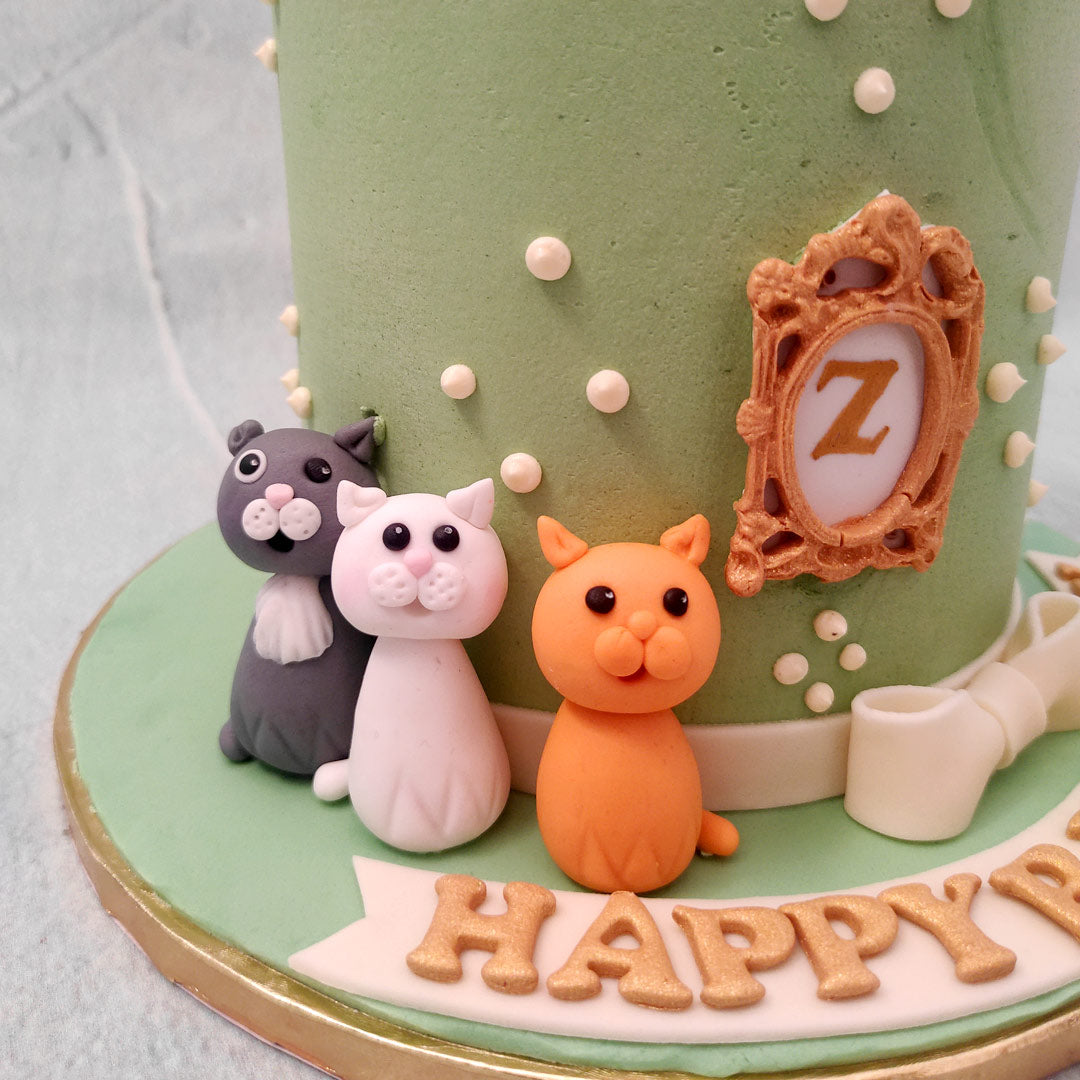 Cat Theme Cake | Cat Birthday Cake | Order Custom Cakes in ...