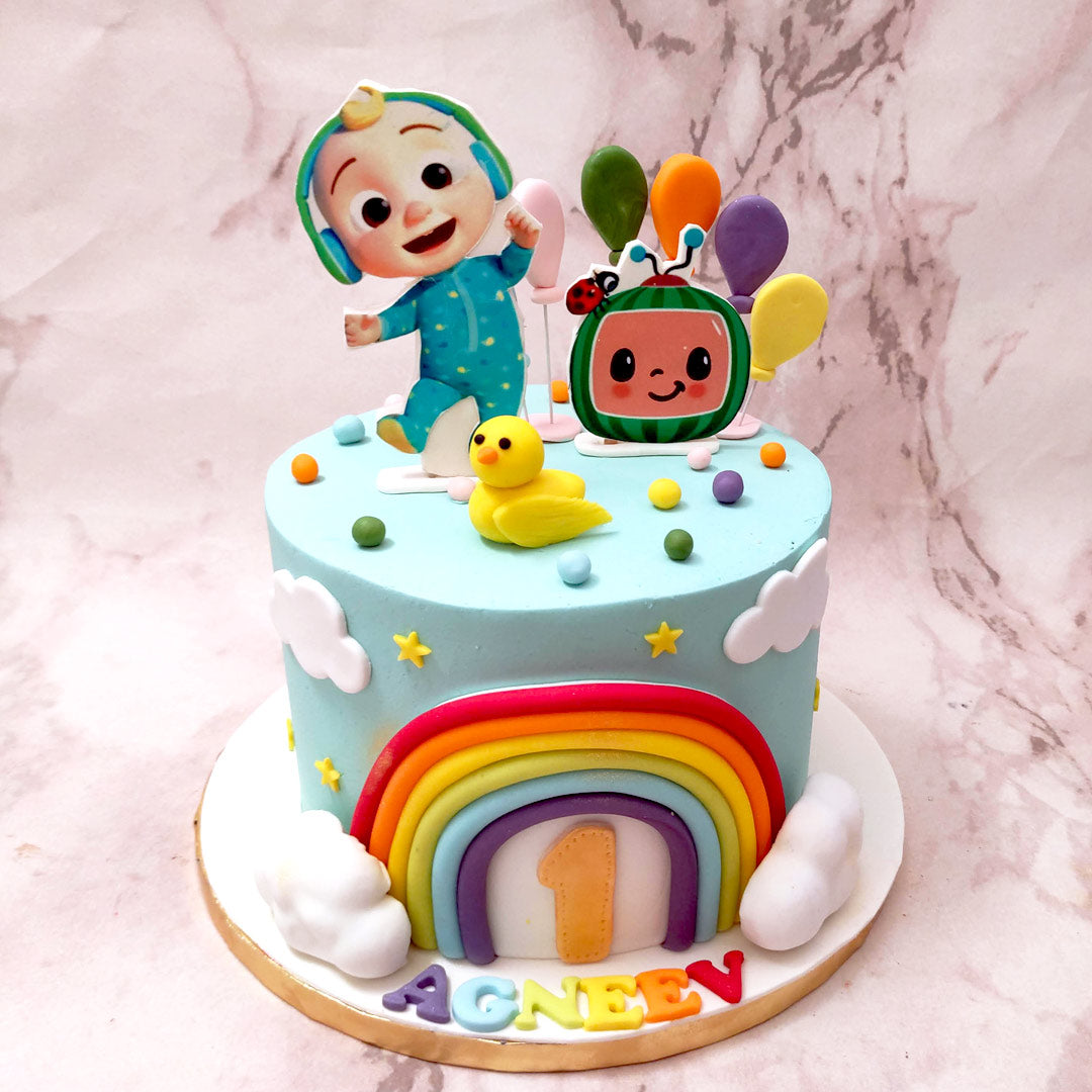 Cocomelon Rainbow Cake | Cocomelon Cake | Order Custom Cakes in ...