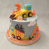 From Bob The Builder to Lego Blocks, kids have always had a great, big fascination for construction so if you've been trying to construct some construction cake ideas of your own, why not give this well-crafted construction themed cake a go?