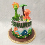 This Dinosaur birthday cake for kids is sure to be a roaring sensation at your little one's celebrations. So let's bring back what was once extinct in the most cool and modern way possible.