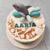 The dolphin is a symbol of protection due to its presence in tales about saving drowning sailors in distress. Those who travel the seas see them as a sign of good luck and that's exactly the sentiment we hope this dolphin birthday cake for kids carries forward for you.