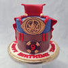 This Avenger cake comes cloaked in the costume of the great sorcerer himself, from the blue bodysuit to the red cape, from the third eye clasp to the gold wheel buckle and leather straps strapped around his waist, nothing was amiss when dressing up this Avengers birthday cake for kids. While it’s true that this is a birthday cake for kids, this design would also work well for any Marvel fan or just Doctor Strange fan as the birthday cake for him / birthday cake for her.