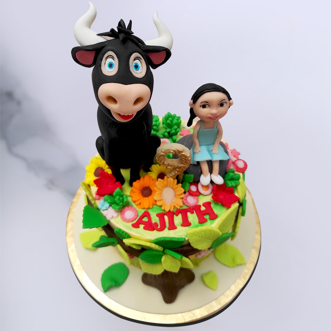 3D Ferdinand Bull Cake Tutorial – Yeners Way