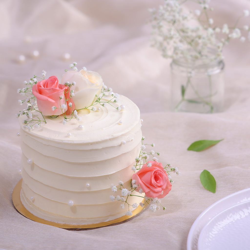 Shop for Fresh Delectable Rose Special Anniversary Cake online - Hoshiarpur