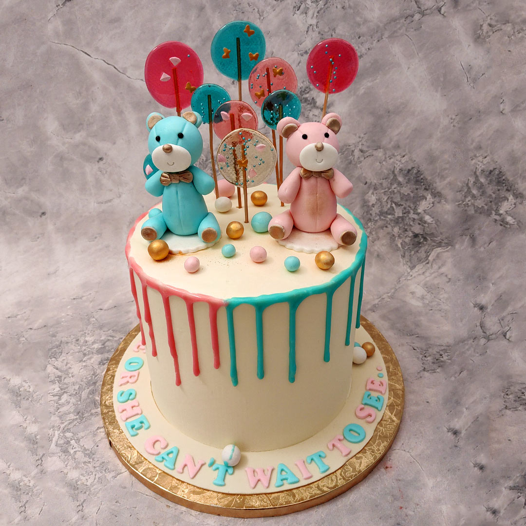 Order Baby Shower Cake Sample online | free delivery in 3 hours - Flowera