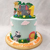 Jump into the fairytale world created on this jungle safari theme cake to sprinkle a little extra magic into your little one’s celebrations. This jungle safari birthday cake for kids is a unique way for them to reconnect to nature and their own imagination.