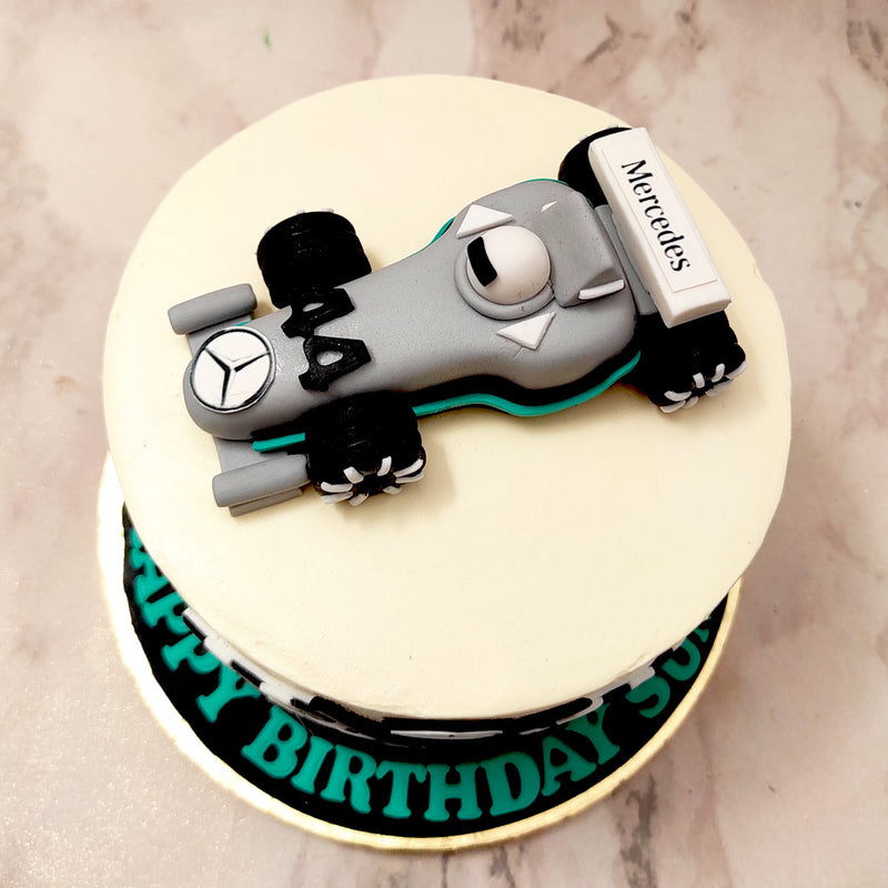 F1 Racing Cake Formula 1 Racing Car Cake | F1 Cake | F1 Mercedes Cake – Liliyum ...