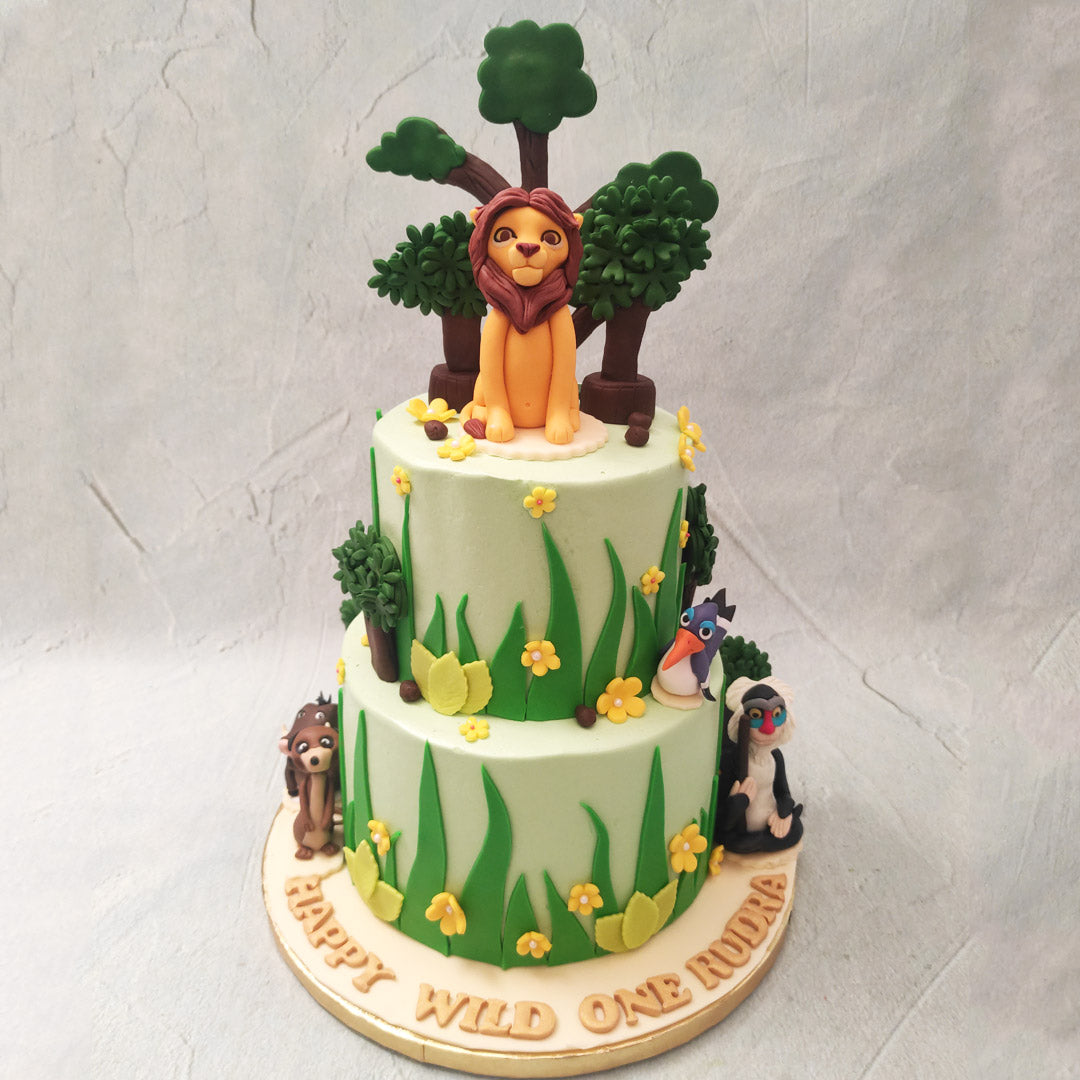 Baby Simba Lion King Cake