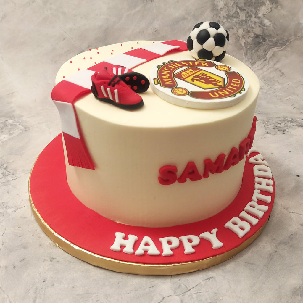 Happy Birthday Manu Cake Candle - Greet Name