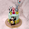 Masha and the bear cake is an edible, live-version of the popular Russian kids show. With a vibrant showcase of all the best characters, this Masha bear cake is one for the books.