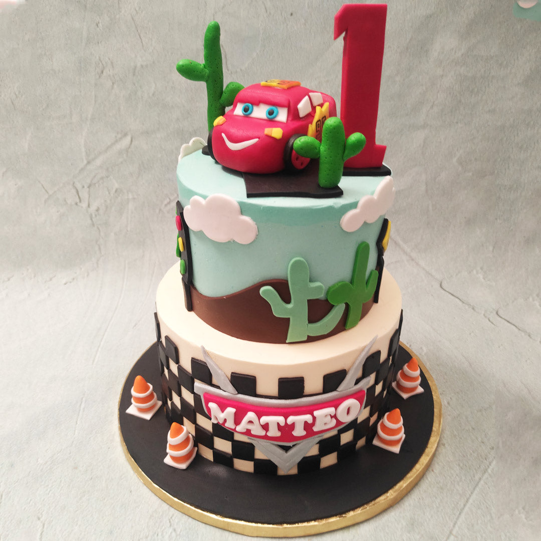 Buy DISNEY CARS 3 Cake Topper Ahead of the Curve Mcqueen Cruz Online in  India - Etsy