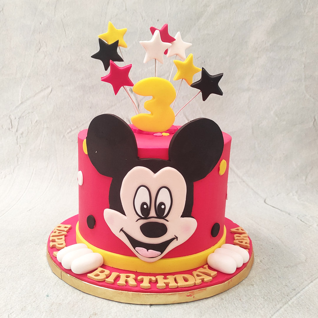 Mickey Mouse Star Cake | Mickey Mouse Cake | Order Custom Cakes in ...