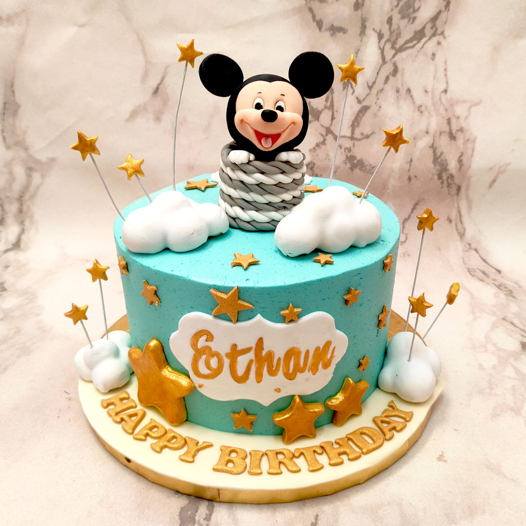 Mickey Mouse Theme Fresh Cream Cake | Medcakes