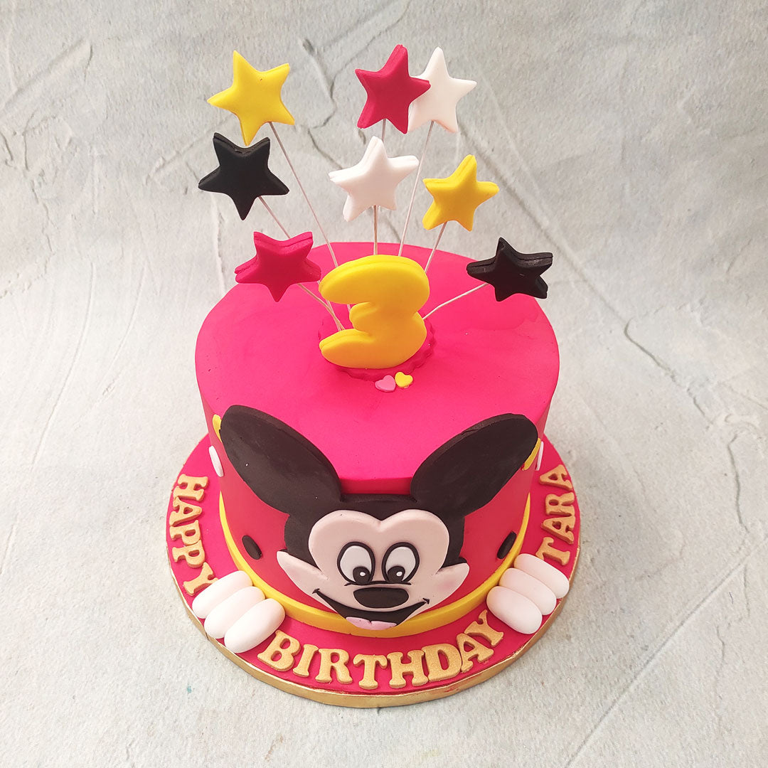 Mickey Mouse Theme Cake - Bridal cake design-Wedding cakes