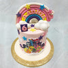  This My Little Pony Cake is a dream frosted in buttercream for the starry eyed child in all of us. This My Little Pony birthday cake for kids will teleport you and your little one's to a fun, fantasy land that has been filling our lives with magic since the 1980s 