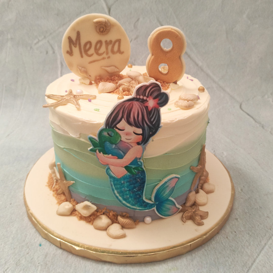 Ombre Mermaid Cake | Mermaid Cake | Order Custom Cakes in ...