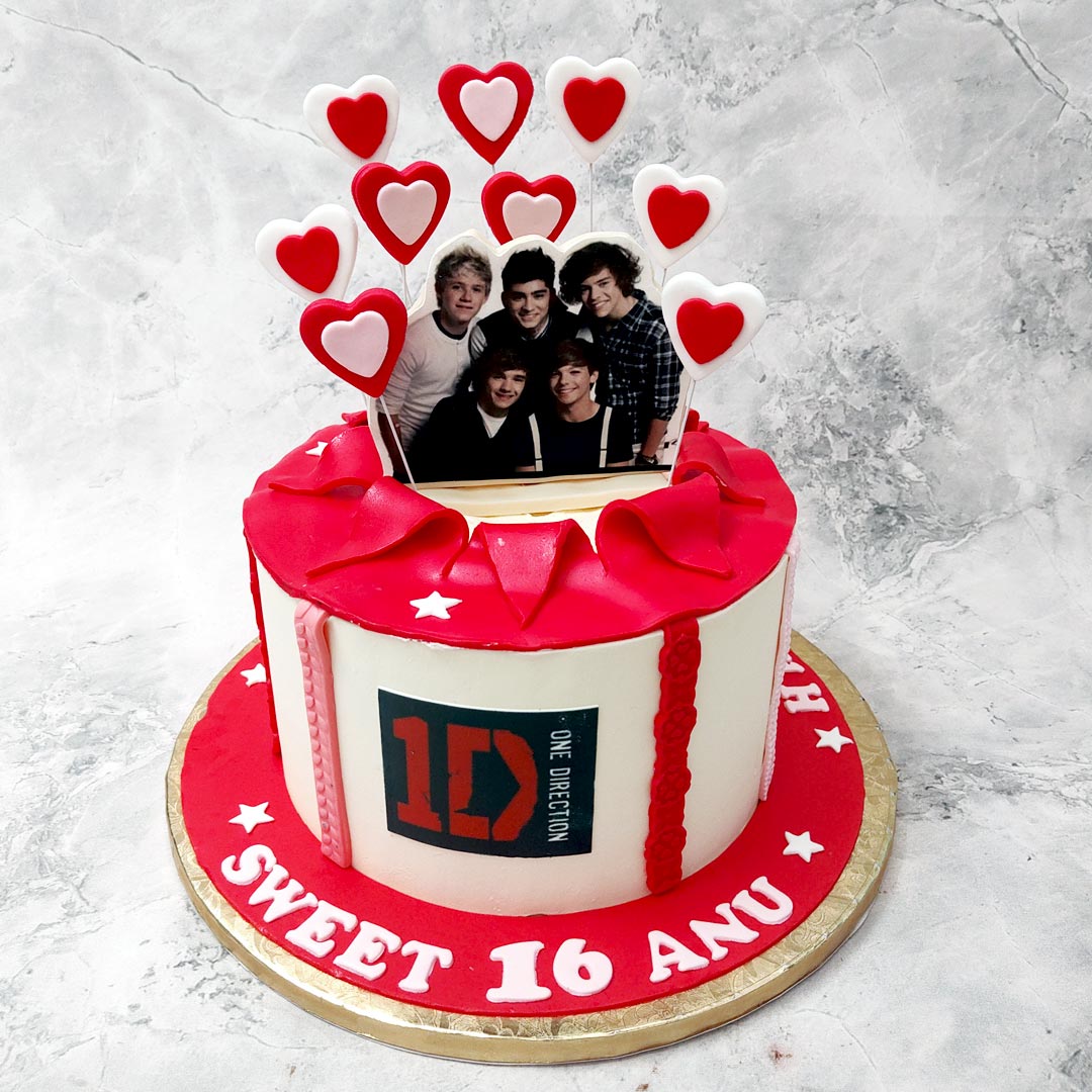 One Direction Cake | 1D Cake | 1D Birthday Cake | – Liliyum Patisserie &  Cafe