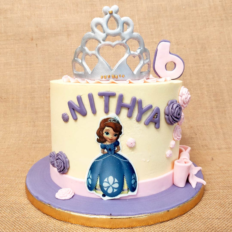 It's time for your little one's coronation just like it was for Princess Sofia and this Sofia Cake is here to be her crown.