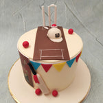 This ipl cricket cake was crafted in charming shades of neutral tones but it’s completely customizable into whatever cricket cake design would make you want to literally consume more of the game.