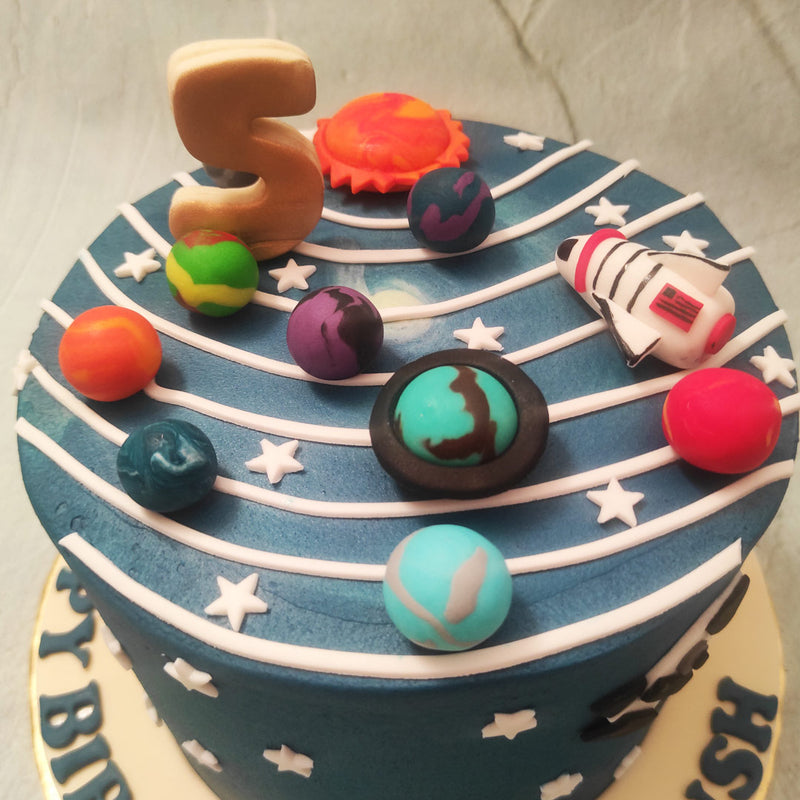 So let's journey beyond earth together with this solar system cake and explore all the mysteries of space in a way that captures your child's heart and engages all their senses.