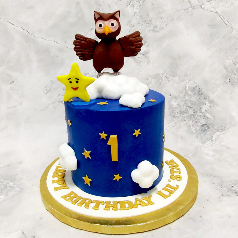 They say that as you get older, you get wiser so what could be better suited for a birthday celebration than the symbol of wisdom in the form of an owl cake? So trust us when we say that this star and owl cake is sure to be an absolute hoot at your birthday celebrations. 