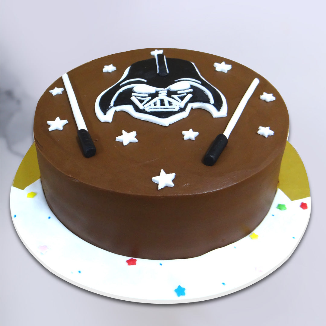Star Wars Cake Darth Vader Cake Star Wars Themed Birthday Cake