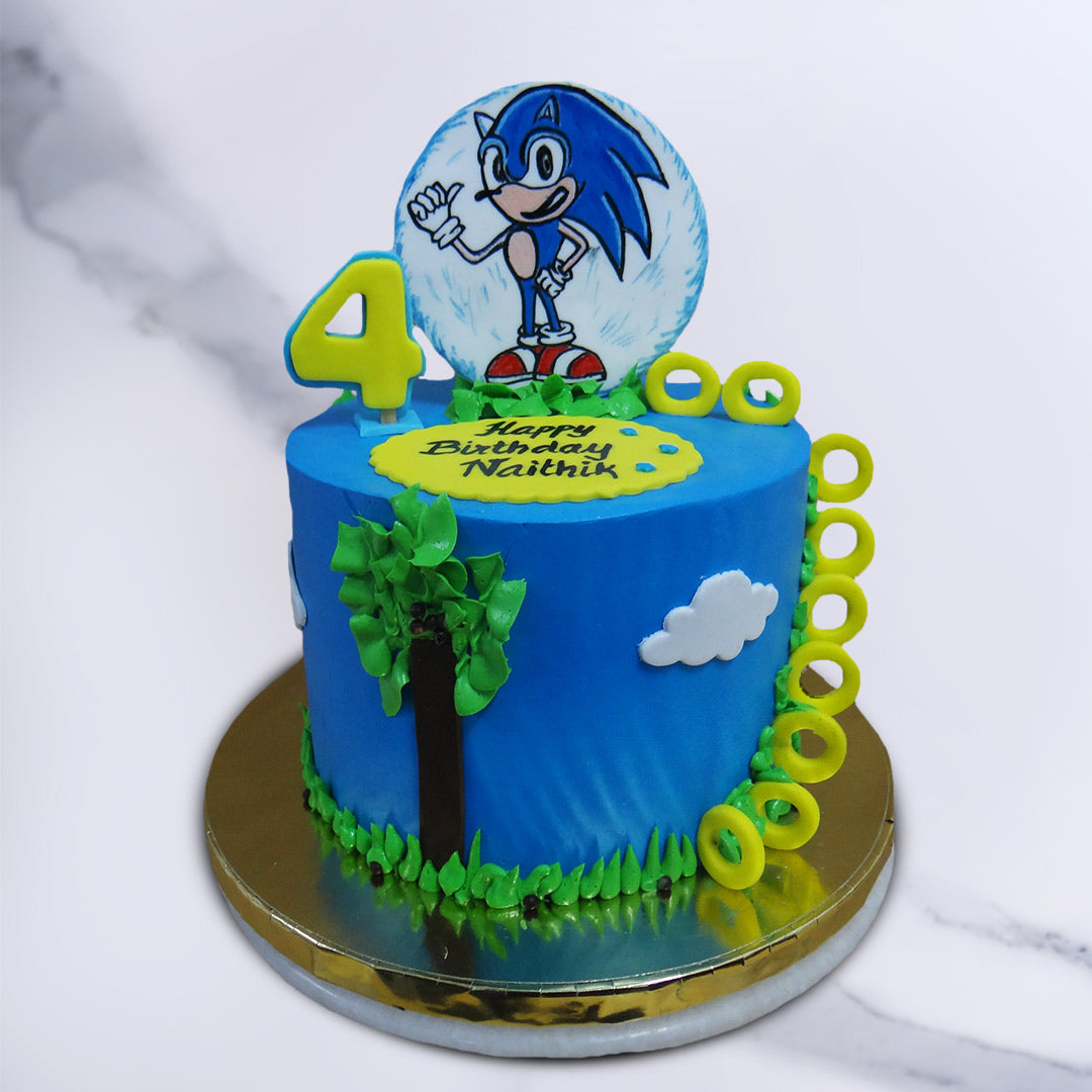 Sonic the Hedgehog cake | Hedgehog birthday, Sonic the hedgehog cake, Sonic  birthday cake